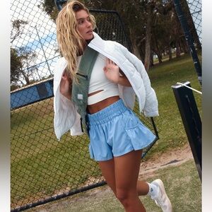 FP Movement Get Your Flirt On Shorts in Cloudy Waters. Size XS.